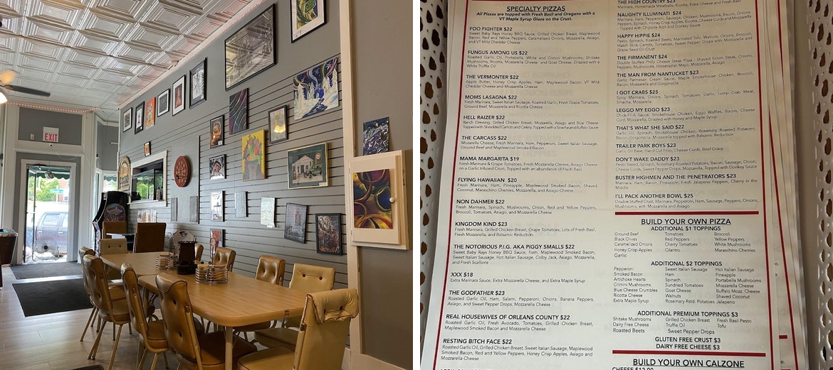 Roberto's Neopolitan Pizza Menu